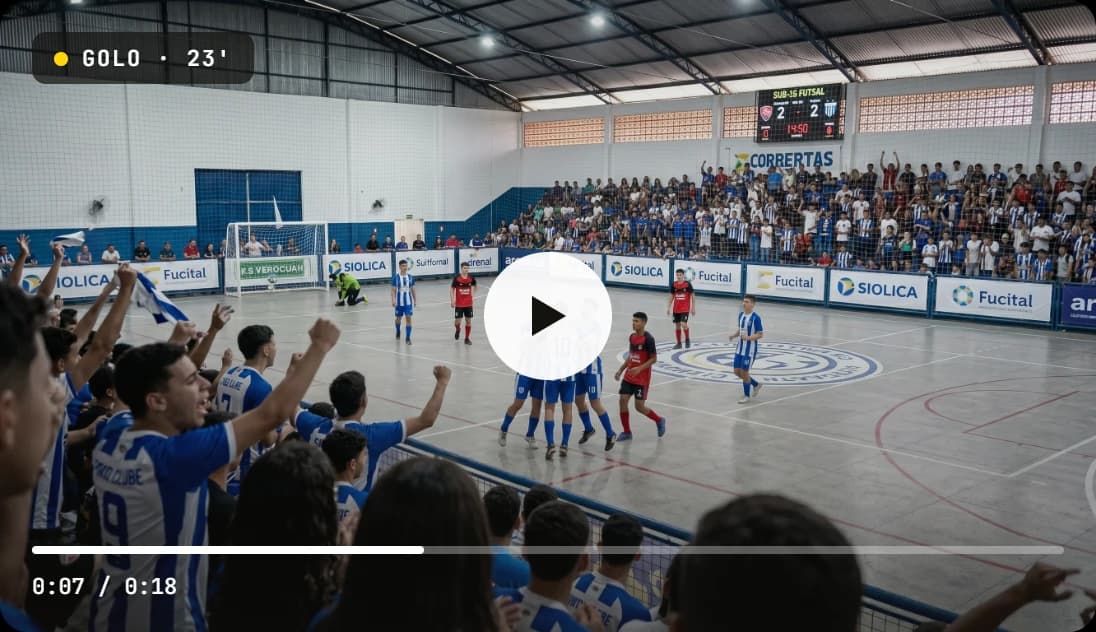 Vídeo de um lance no Play 360 Player